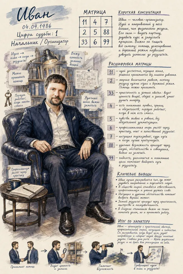 Персональный постер Ивана