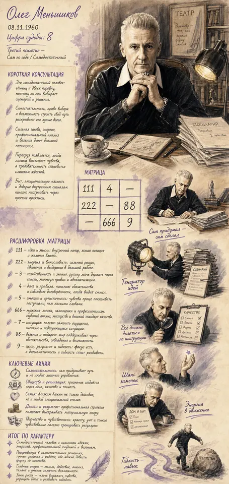 Постер: Олег Меньшиков