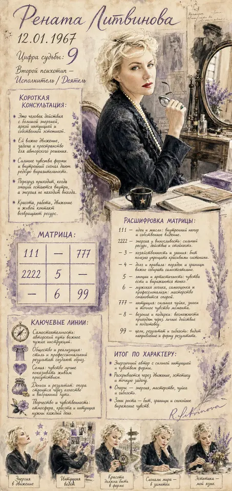 Постер: Рената Литвинова
